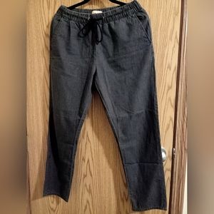 Dark grey Cotton pants Size 30